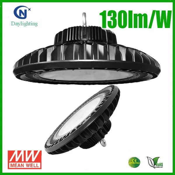 Dimmable 1-10v Induction Ufo Led High Bay Light With Lens 60 Degree