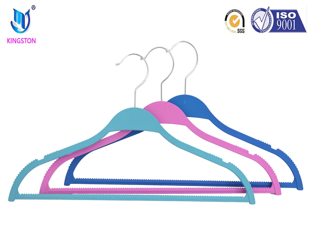 Kingston Cute Bowknot Velvet Hanger Kids Children Flocked Clothes