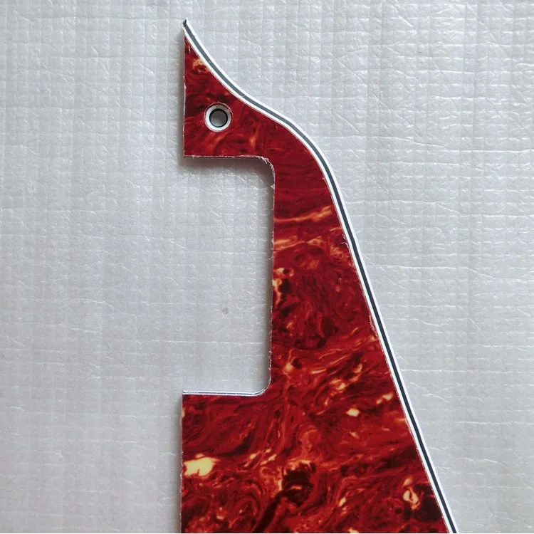 High Quality Acoustic Guitar Pickguard 4ply Red Tortoise Lp Electric