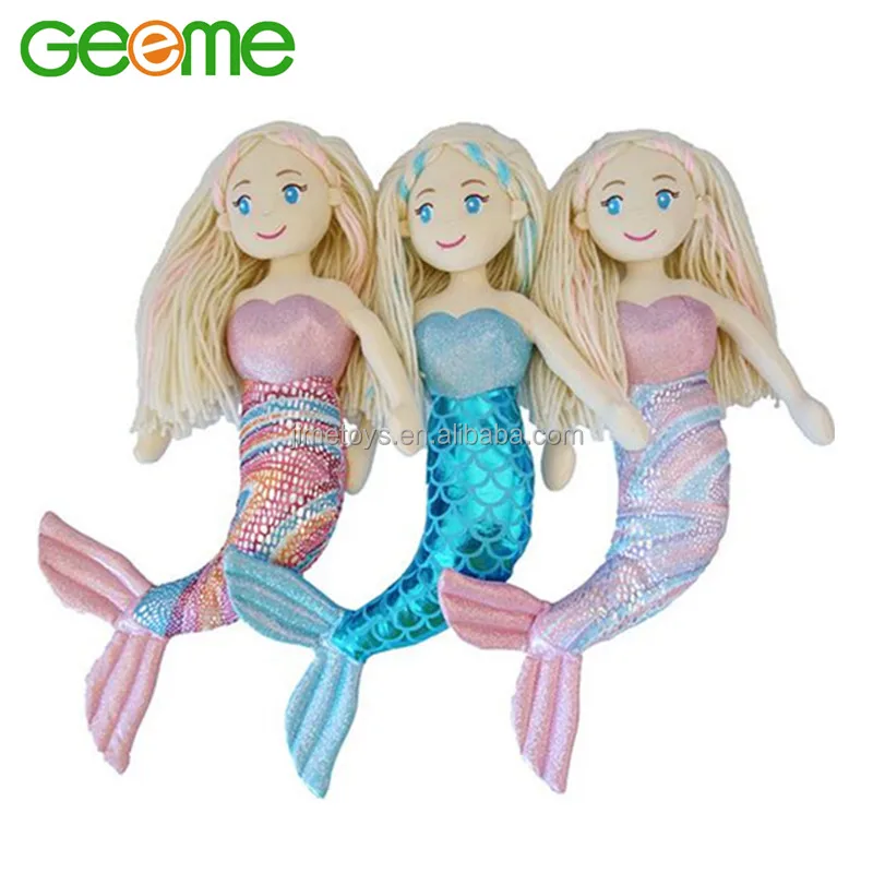 stuffed mermaid dolls