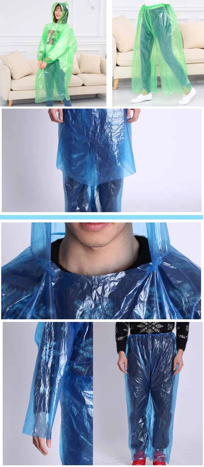 Pe Disposable Long Raincoat Pants Rain Boots Buy Cheap Rain Boots