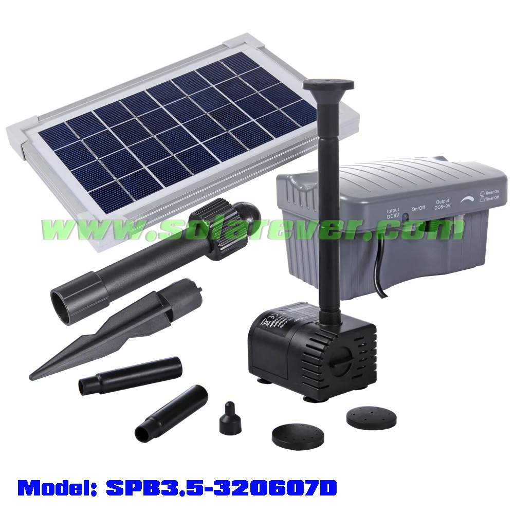 Rohs And Ce Certified Solar Powered Dry Run Protected Brushless