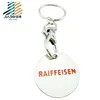 Customized logo aluminium trolly religious game tokens