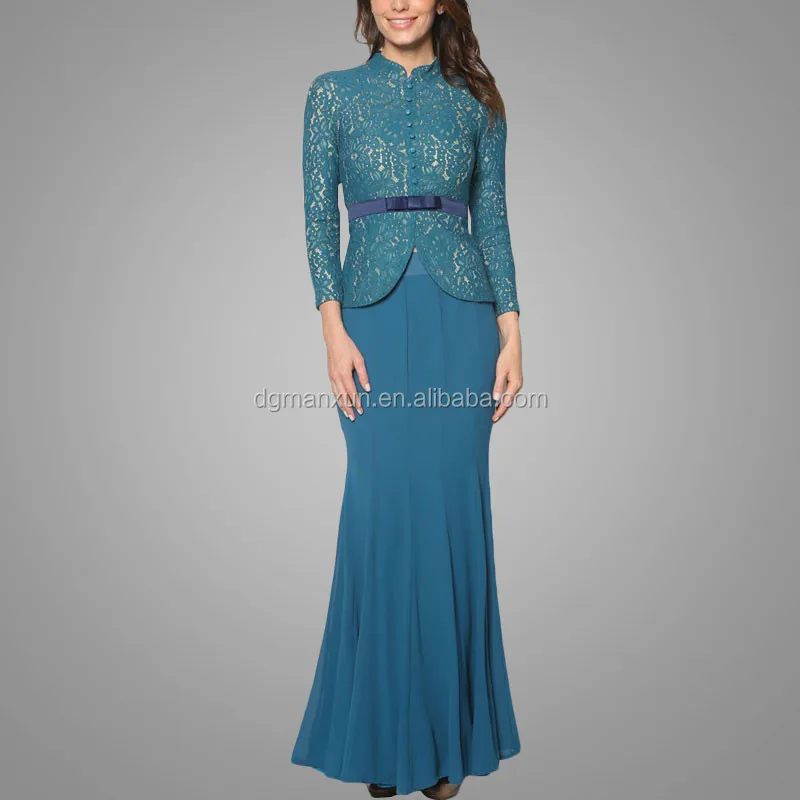 High Grade Model Baju Kebaya Dress 2016 Latest Lace Baju Kurung