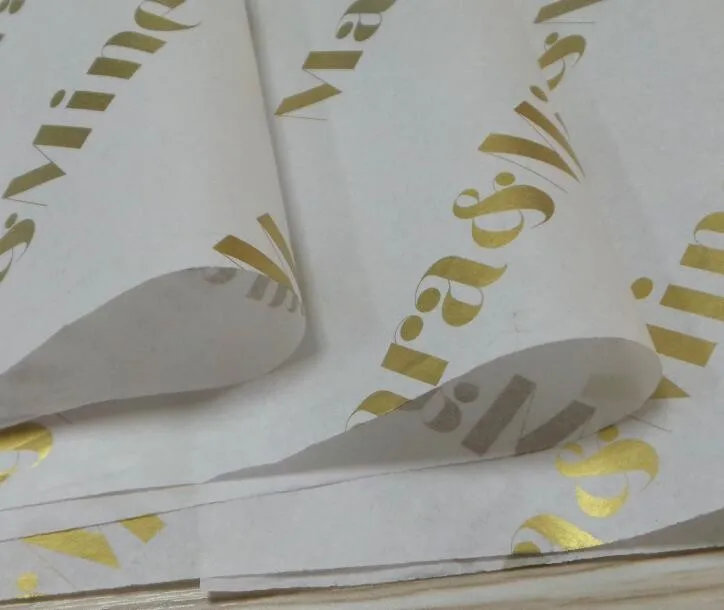 Gold Logo Printed Tissue Paper Wrapping Clothing,Clothes Wrapping Paper