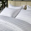 100% cotton luxury stripe hotel bedding set/twin/full/queen/king/super king size