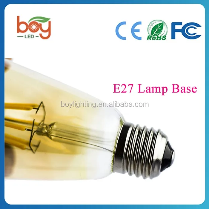 6W LED Filament Light Bulb ST64 Edison Style To Replace 60w Incandescent Bulb Soft White edison bulb st64