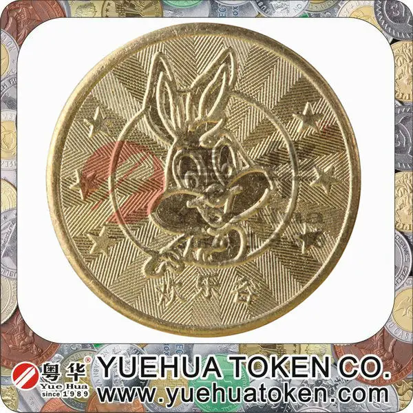 0.984 Gold Color Brass Token.jpg