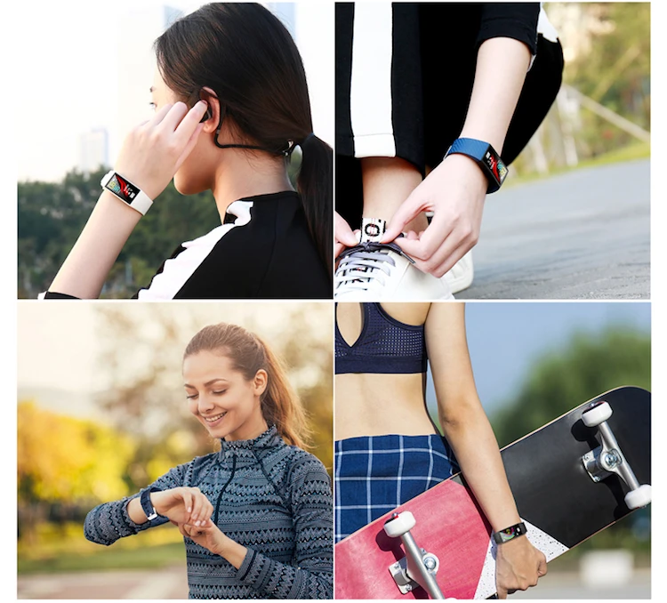 DT58 Smart wristband for men sports activity smart watch with sleep health monitor bracelet