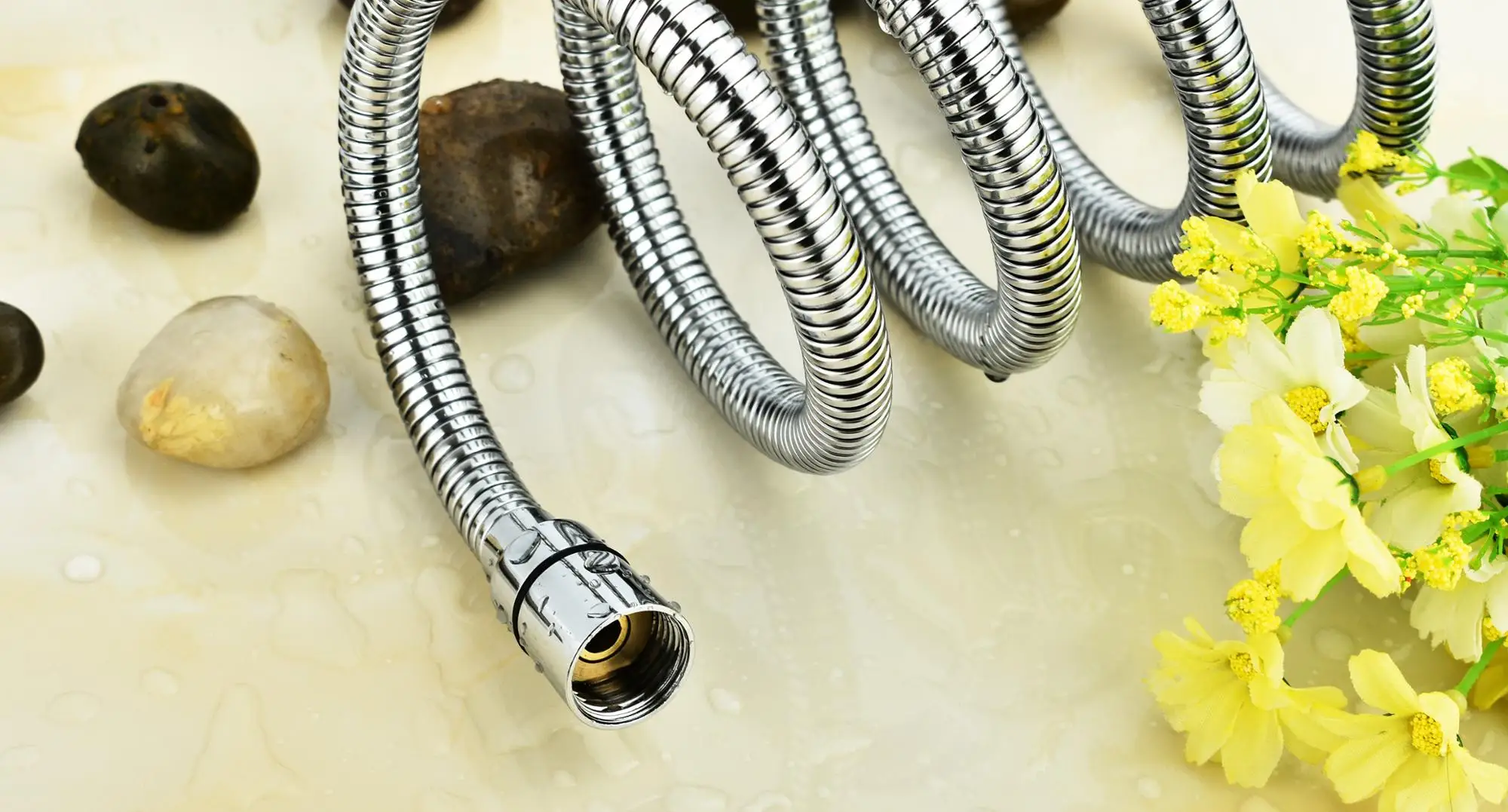 Sh001 Extension The Length Stainless Steel Double Lock Bathroom Shower