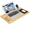 Multi Tasking Bamboo Lap Desk Tray Cellphone Tablet Holder