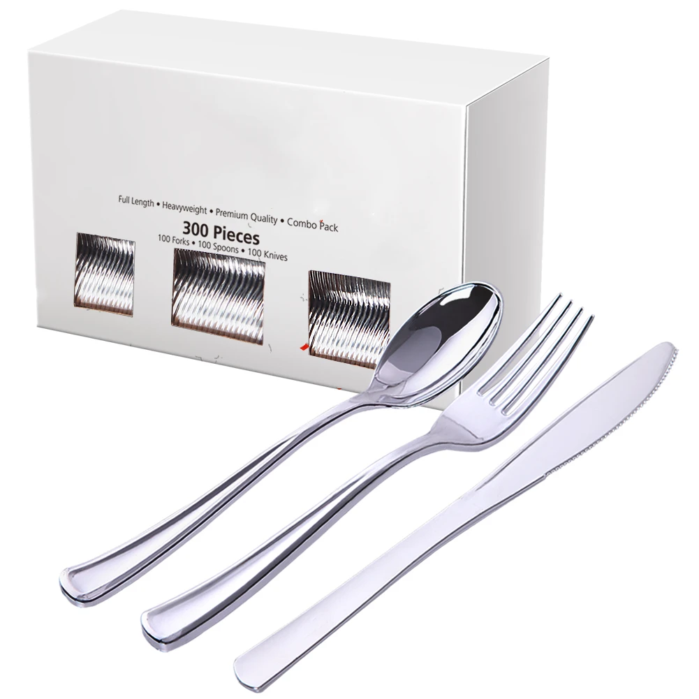 160pcs New Arrival Reusable One Use Dinner Cutlery Buy High Quality