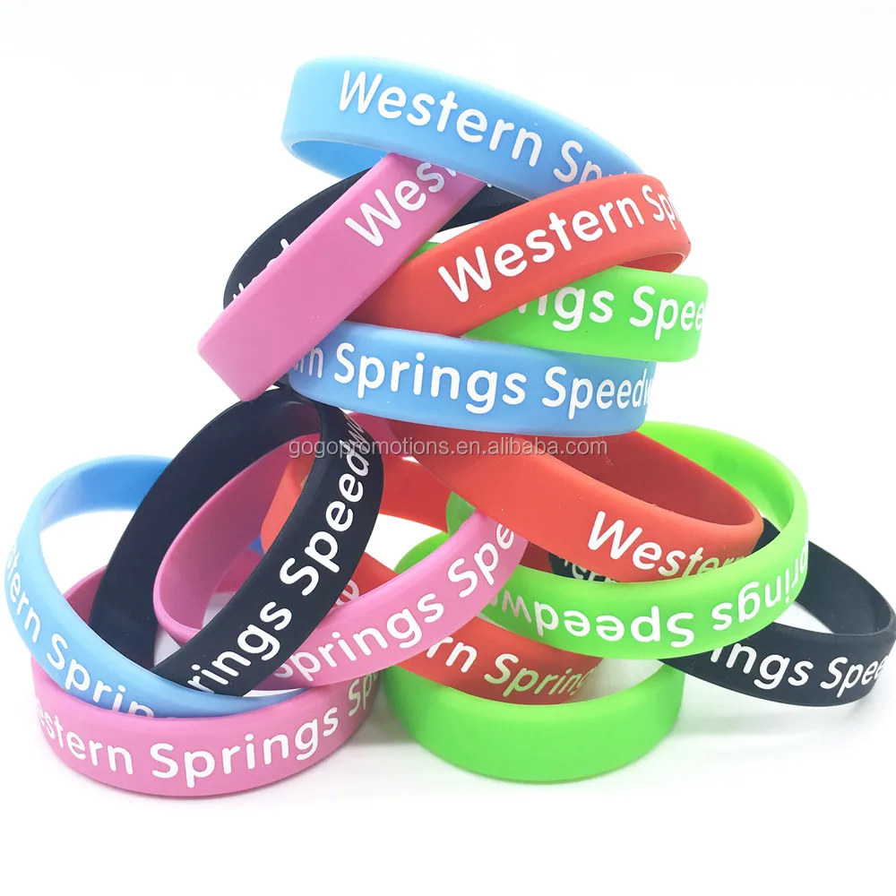 Imprint Oem Silicone Wristband Silicone Wrist Band Embossed Silicone