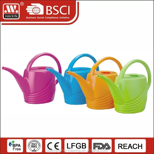 Haixing New 1l Plastic Flower Pot Kids Watering Can Pump 1l Plastic Flower Pot Kids Watering Can