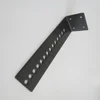 Custom wall mount metal bracket floating shelf heavy duty corner brace support