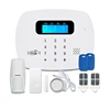 Security indoor Alarm GSM Phone Call And SMS Support 99 RFID Tags intelligent Alarm System