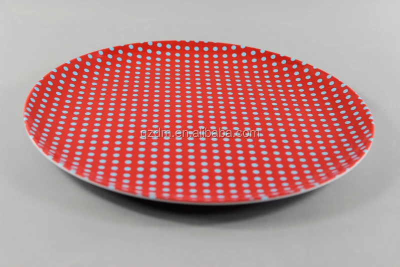 Factory supply good quality jubilant food plate dot print