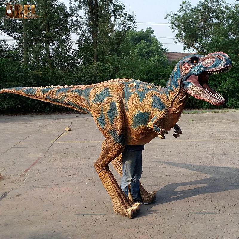 Realistic walking dinosaur robot costume