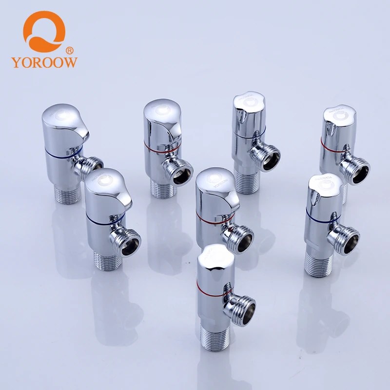 Good Quality 1/2 Inch Chromed Wall Mounted Toilet Water Stop 90 Degree