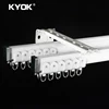 KYOK Curtain Track Gliders Plastic Double Smart Home Curtain Track Curved Curtain Rail Runner M913