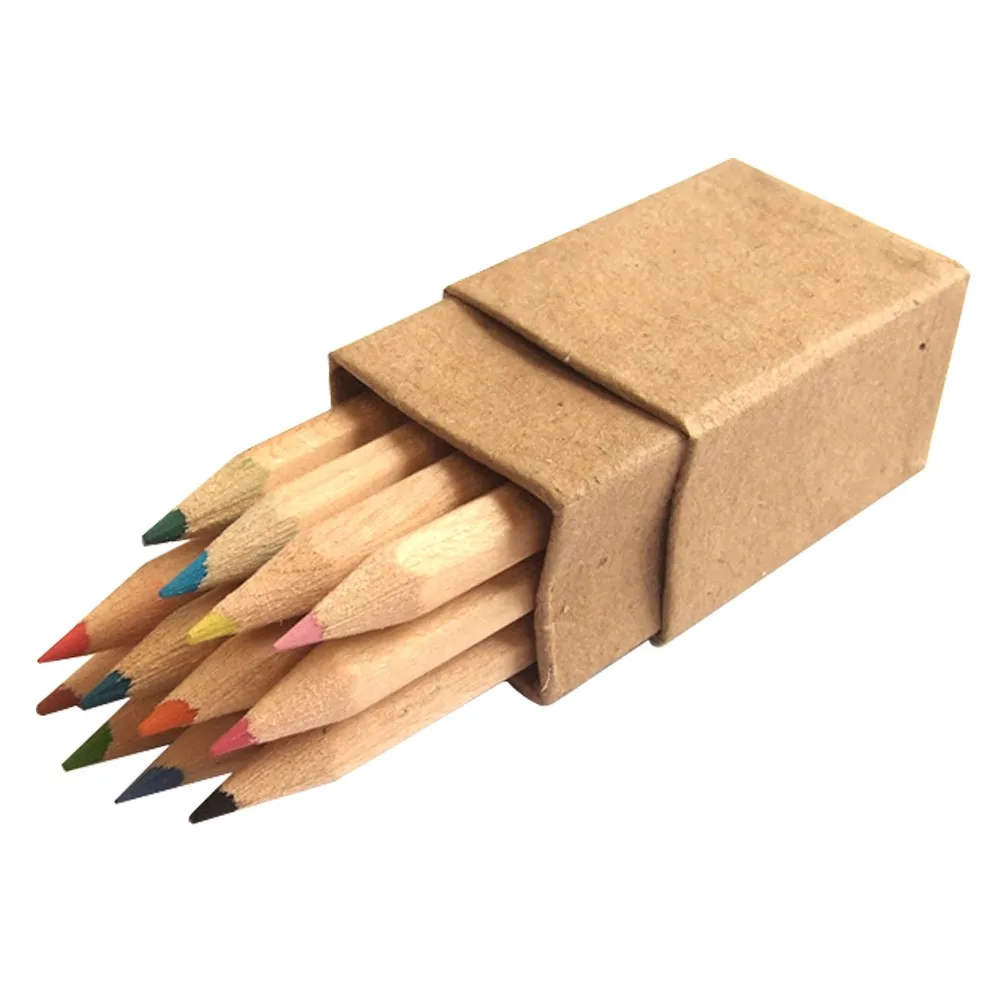 Promotional Natural Wood Single Colored Pencils Eco Friendly Color Pencil High Quality 18 Color
