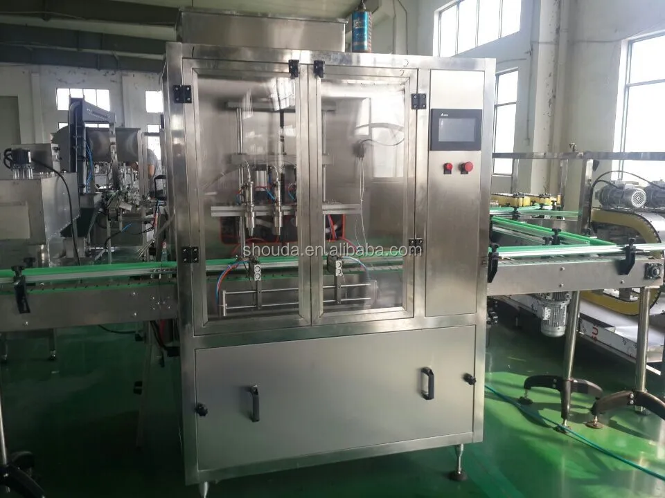 4 heads filling machine