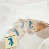 Customized logo printed empty nylon drawstring tea mesh bag