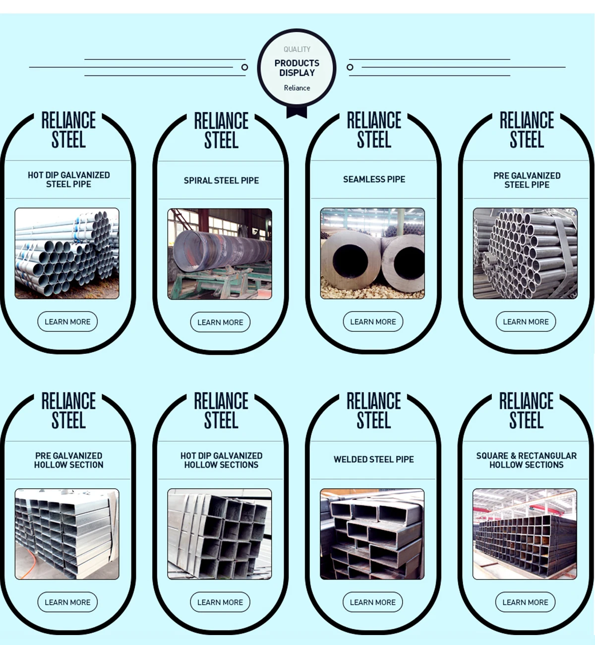 Reliance Metal Resource Co., Ltd. steel pipe, steel plate