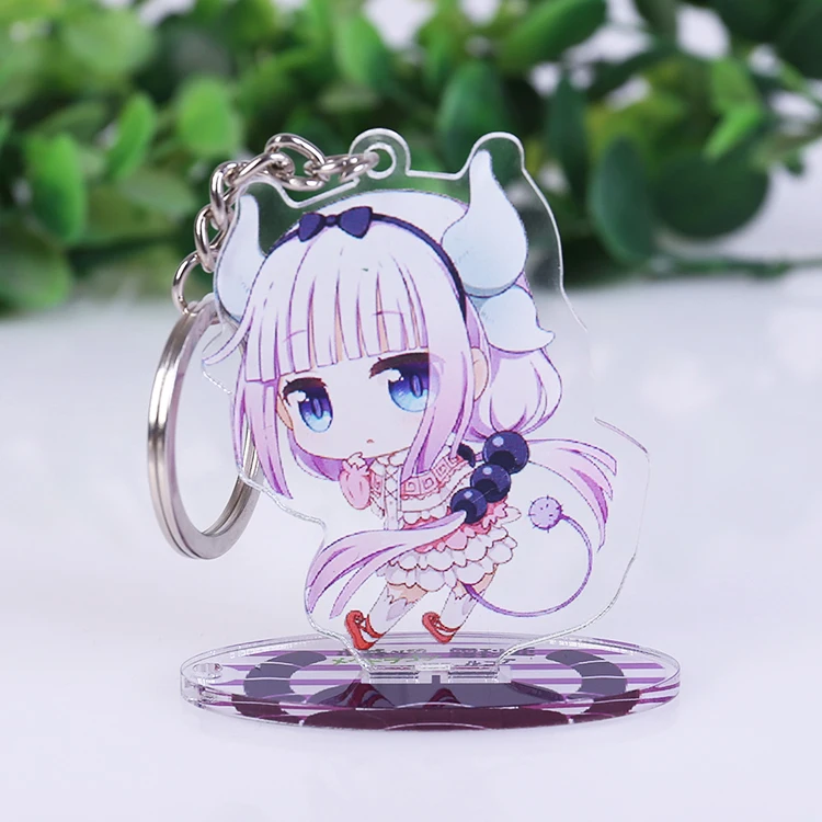 custom printed anime acrylic standee keychain , high transparent clear acrylic standee charms