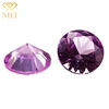 2# Round cut synthetic red corundum ruby rose stone pink sapphire gemstones price for ring or necklace