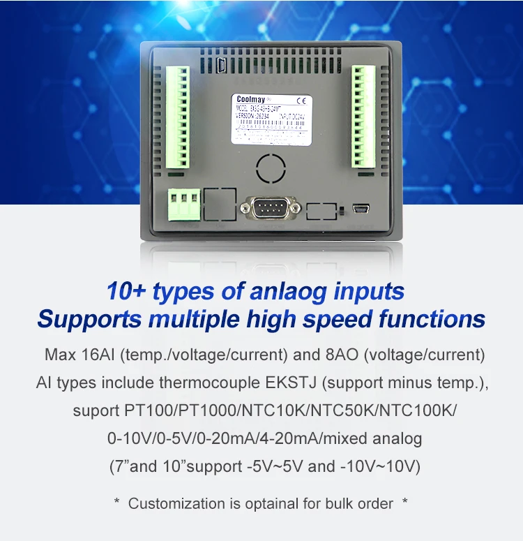 Bộ Điều Khiển Plc Nhỏ Gọn Modbus Rtu Giao Thức 5 Inch Hmi Panel Màn Hình Cảm Ứng