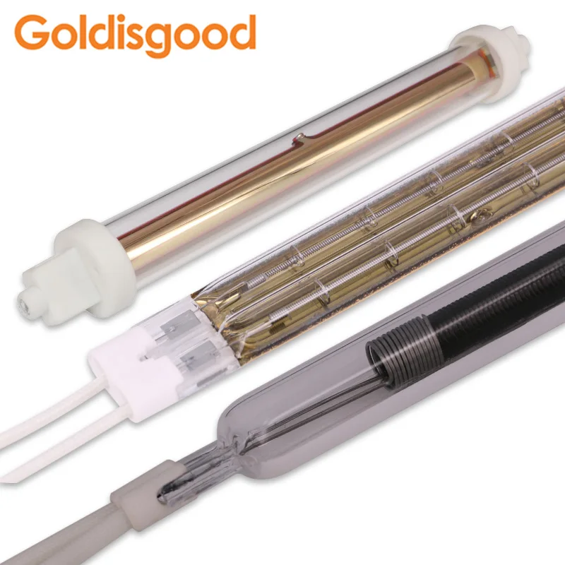 Goldisgood OEM 1.5KW 470mm 220V infrared heat tube lamp for paint drying