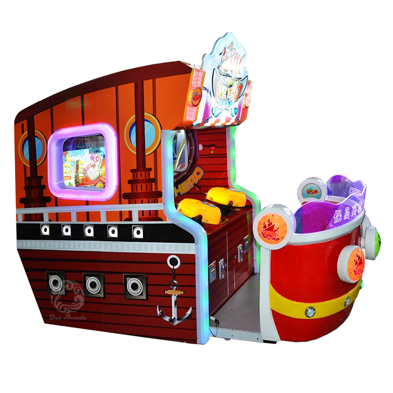 Yonee Arcade Kids Shooting Water Game Machine Operated With Coins Water