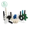 Customized engineering fitting screw high precision white UHMW-PE PE1000 plastic screw
