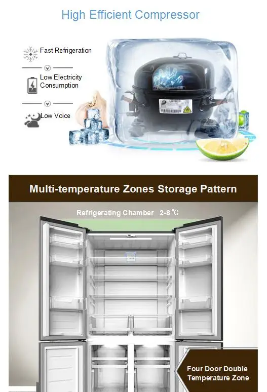 492l American Home Fridge Refrigerator 4 Doors Buy Fridge 4 Doors