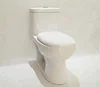 Commercial Price Cheap One Piece wc Toilet, Dual-Flush Siphonic bathroom commode