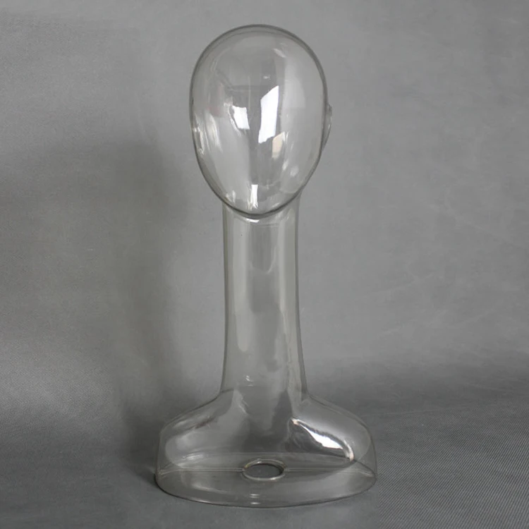 Plastic Cheap Faceless Clear Transparent Abstract Mannequin Display