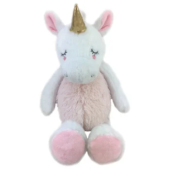 unicorn soft toy pink