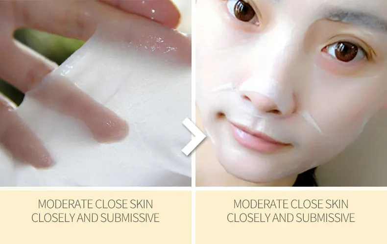 BIOAQUA Silk Protein Hyaluronic Acid Moisturizing Facial Mask Skin Care Face Mask 40g/pcs