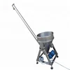 Food grade stainless steel hopper-feeder elevating screw feeder used in meat processing plant