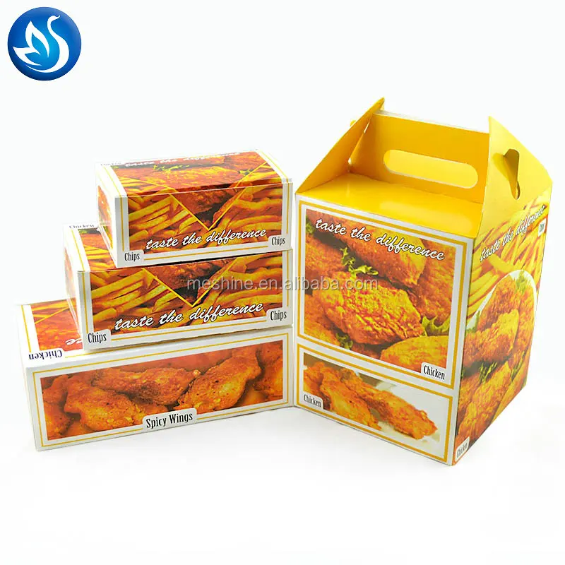 Wholesale Disposable Fried Chicken Takeaway Box Custom Printed ...