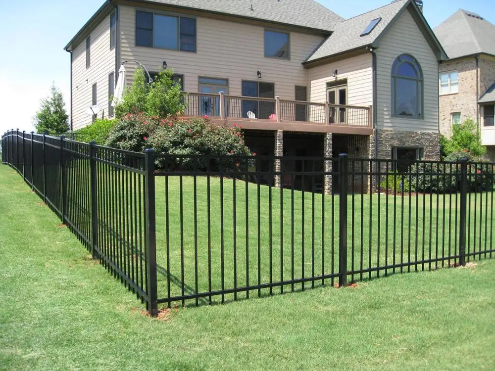 Used For Home Security Wrought Iron Fence/steel Picket Fence And Gates ...