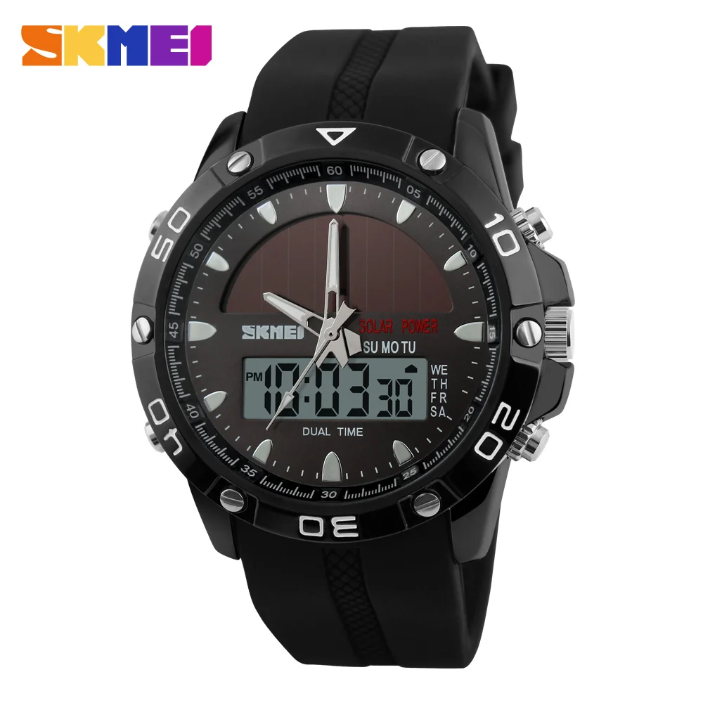 black colour digital watch