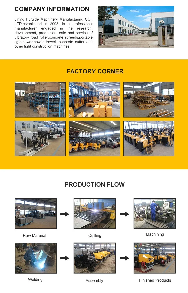 FQG-500 gasoline 135kg Road Cutter Concrete Saw
