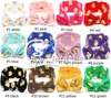 Cheap winter baby cap knitted wool hat for kids, baby girls turban elastic hair bands with gold foil dot bunny ear