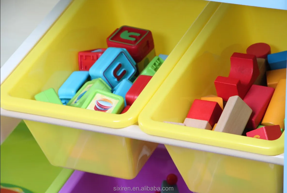 plastic toy shelf