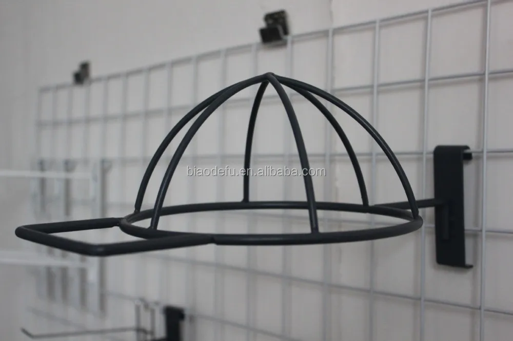 Retail Store Display Slatwall/meshwall Wire Hat Rack Buy Hat Rack,Hat