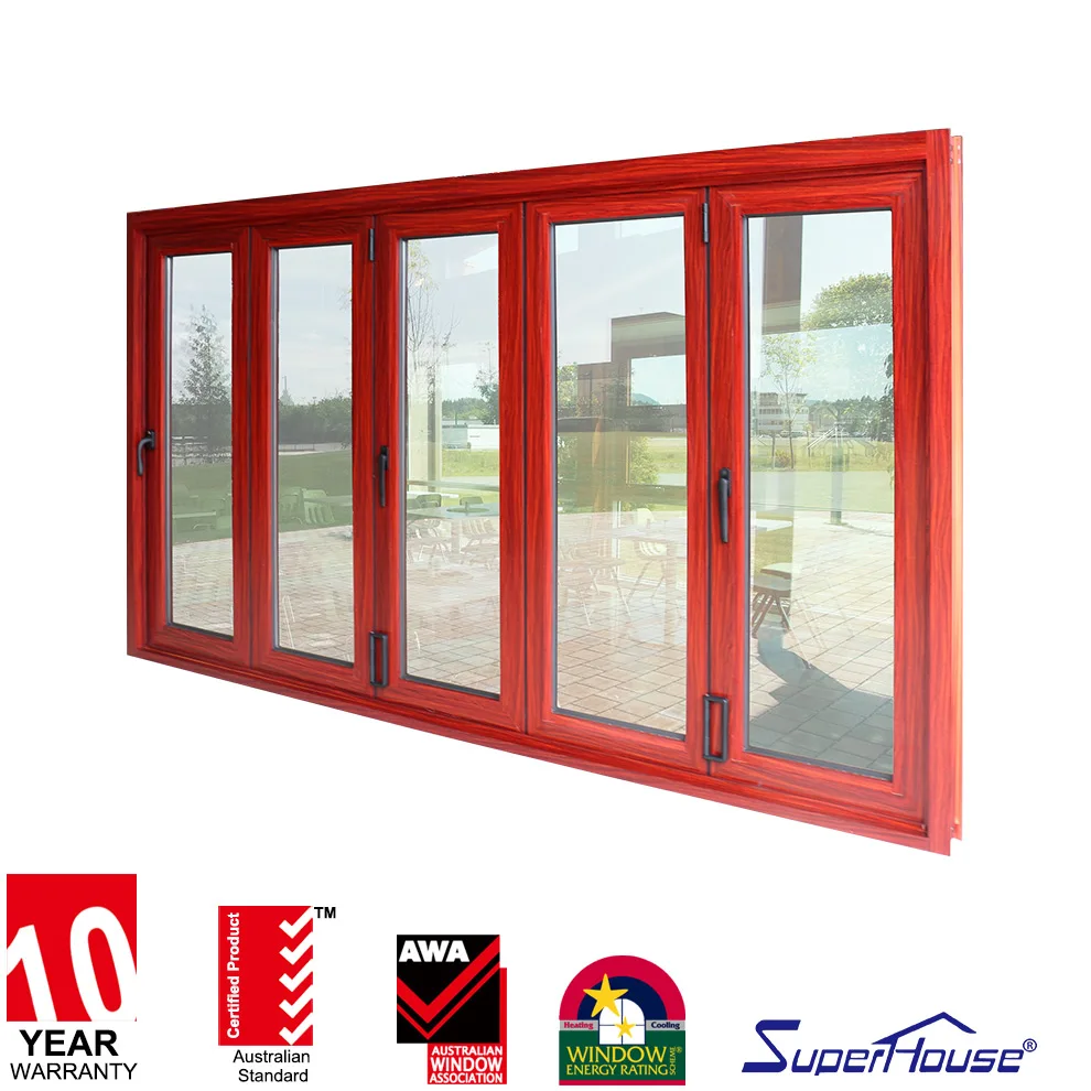 Chinese Top Factory Production Aluminum Bi-Folding Window&Door With High Performance
