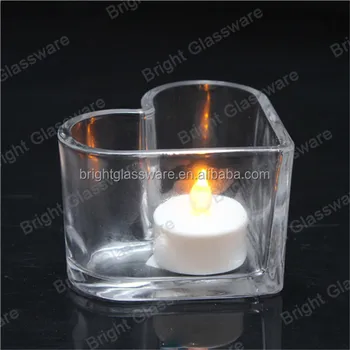glass tealight candle holders