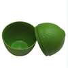 Plastic Lemon Container in Lime Color, Lemon Storage Box, Fruit Container